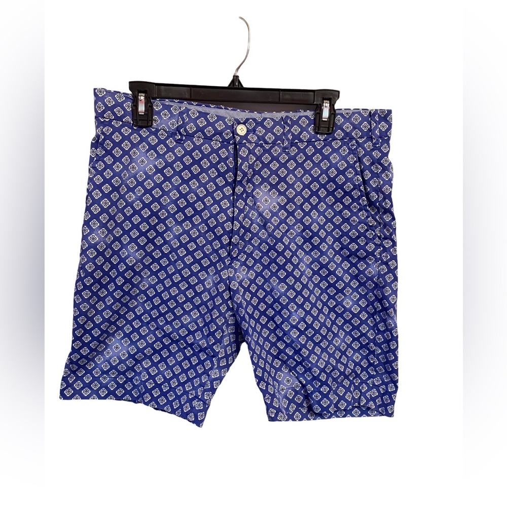 Polo Golf Printed Cotton Stretch Twill Shorts Size 32/9” Inseam‎
